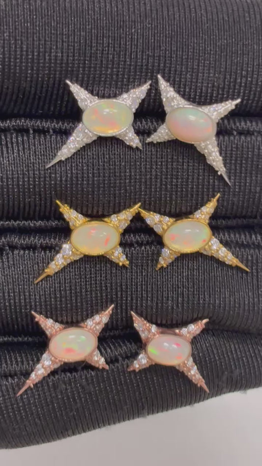 "Constellation" Starburst Earrings